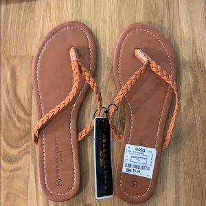 NEW light brown colored sandals